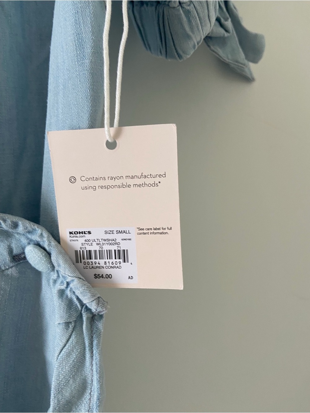 LC Lauren Conrad Light Blue Dress - Picture 4 of 4